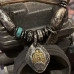 Silver Necklace Lock, Bone Chain, Vintage Tibetan Nomadic Style Choker